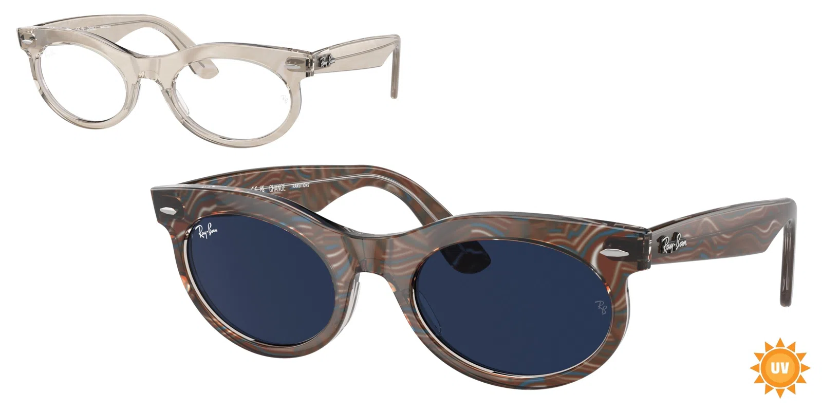 Ray-Ban Wayfarer Oval 2242F Sunglasses - view 50